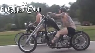 Riding in the buff and funnin' some motorists (clip from Free to Wander biker documentary)