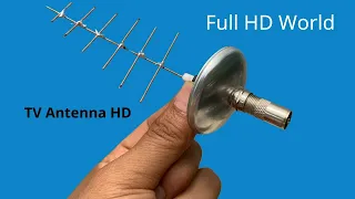 How to make the world's strongest antenna! Watch all channels in full HD