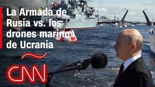 Contraste bélico naval: la Armada de Rusia vs. los drones marinos de Ucrania