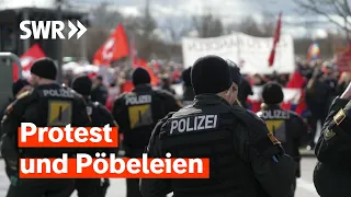 Mit der Polizei beim Parteitag der AfD – Blick hinter die Kulissen | Zur Sache! Baden-Württemberg