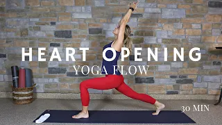 30 Min Heart Opening Yoga Flow // Vinyasa Yoga // Yoga 4:13 with Tauni