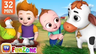 Baby goes to Old MacDonald’s Farm + More ChuChu TV Funzone Nursery Rhymes & Toddler Videos