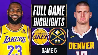 LAKERS vs NUGGETS Full Game 5 Highlights | April 29, 2024 | 2024 NBA Playoffs HIGHLIGHTS TODAY 2K23