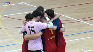 Resum Catalunya sub 19 masculina - Ceuta. Fase prèvia Campionat d'Espanya de futbol sala