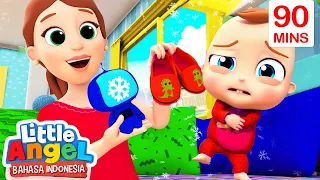 Ini Panas Atau Dingin, Baby John? | Lagu Lawan Kata | Little Angel Bahasa Indonesia