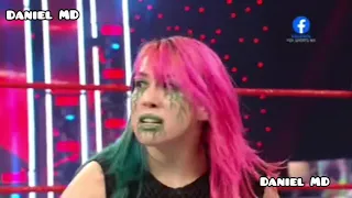 Charlotte Flair & Asuka vs Lacey Evans & Peyton Royce - WWE Raw 04/01/21 Español latino