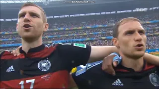 Anthem of Germany vs USA (FIFA World Cup 2014)