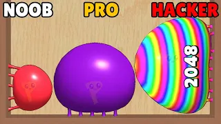 NOOB vs PRO vs HACKER in Blob Merge 3D