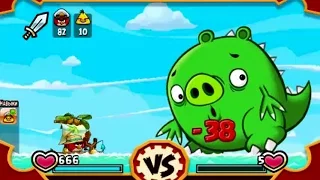 Злые Птички БИТВА! Angry birds fight!  part 5