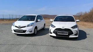 Toyota Yaris и Toyota Vitz, 4WD. Кто лучше?