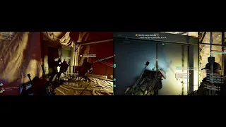 Split Screen of OAP 6 Man Raid