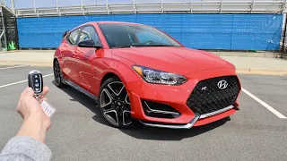 2022 Hyundai Veloster N (6 speed Manual) Start Up, Exhaust, Walkaround, Test Drive and Review