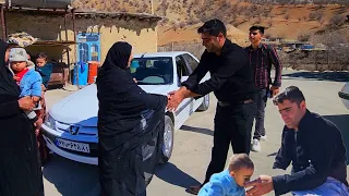 Nomadic Family moving vlog: Abolfazl moving to uncle and leaving Darya's family