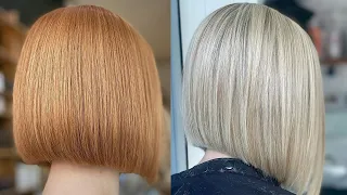 Blunt Bob Cut For Thin Hair How To Cut An Inverted Bob On Fine Hair Shaggy Bob Haircut Chin Length