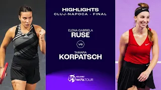 Elena-Gabriela Ruse vs. Tamara Korpatsch | 2023 Cluj-Napoca Final | WTA Match Highlights