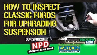 How To Inspect Classic Mustang Body Shock towers For Suspension Upgrades Episode 325  Autorestomod