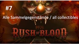 Until Dawn: Rush of Blood / All Collectibles Lv. 7 / Kegel / Skittles / Geheim / Secrets / German