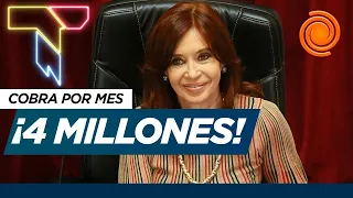 La INCREÍBLE doble pensión que cobra Cristina Kirchner