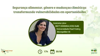 [Aula 10] Segurança alimentar, gênero e MC: transformando vulnerabilidades em oportunidades