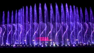 India's Highest Musical Fountain playing Jai Ho song @ VUDA Central Park, Vizag in 4K