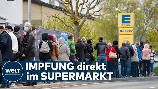 ANGST VOR NEUEM LOCKDOWN: Edeka, Aldi, Lidl und Rewe bieten jetzt Impfungen an