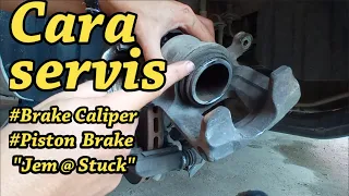 Cara servis brake kereta // Cara servis disc brake