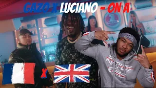 🇬🇧UK REACTION VIDEO TO GAZO x LUCIANO ON A