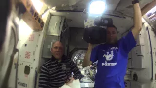 Space Station Astronauts Grow a Water Bubble in Space