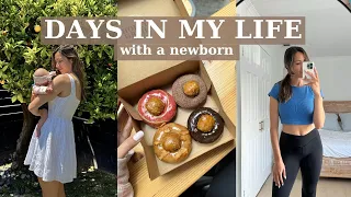 DAYS IN MY LIFE with a newborn: 8 weeks of baby violet, healthy meals at home & brighter days!