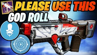 Please Use BELISARIUS D God Roll Competitive Pulse Rifle | Destiny 2 Season Of The Wish