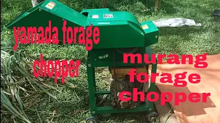 Yamada forage chopper. murang forage chopper. napier silage, goat farming.