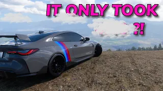 BMW M4 Mountain Time Trial - Forza Horizon 5!