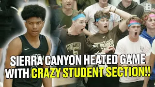 Sierra Canyon gets tested on the road with a crazy student section!! | Isaiah Elohim drops 20 🔥