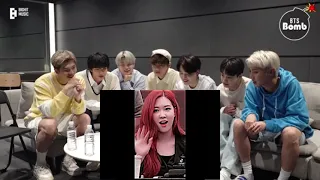 bts reaction to blackpink tiktok part6