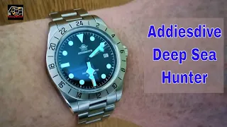 Addiesdive Deep Sea Hunter let's check this 200 meter wristwatch