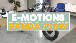 E-motions Panda – легкий складной трехколесный электровелосипед!