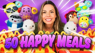 BUYING 50+ HAPPY MEALS *squishmallow hunt* PART 2