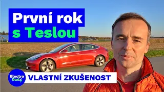 První rok s Teslou Model 3 Long Range 2020 | Electro Dad #155