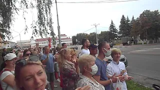 Митинг в городе Мозырь 1