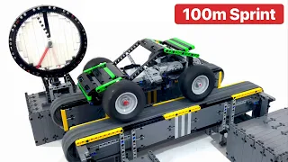 FAST Lego Treadmill Test + Distance Gauge!