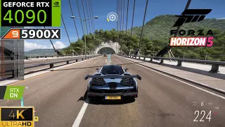 Forza Horizon 5 PC | RTX 4090 Gaming Trio | 4K Extreme Setting + Ray Tracing | Ryzen 9 5900X