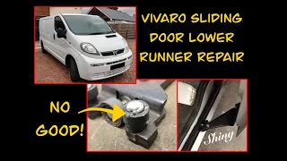 Vivaro project pt.12. Sliding door lower roller repair.