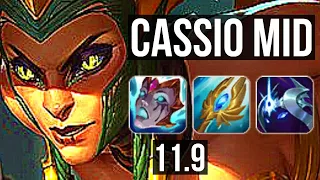 CASSIOPEIA vs LISSANDRA (MID) | 11/1/3, Legendary, 400+ games | EUW Diamond | v11.9