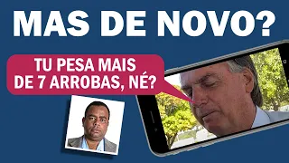 NO ‘CERCADINHO’, BOLSONARO COMETE MAIS UMA VEZ O CRIME DE RACISMO | Cortes 247