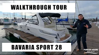 Bavaria Sport 28 WalkthroughTour - Brilliant condition boat, Spacious Sports Cruiser Available NOW!
