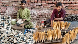 An Amazing Production of Bobbin to use Weaving Power Looms