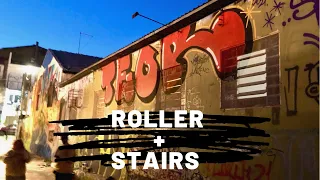 GRAFFITI BOMBING - ROLLER + STAIRS