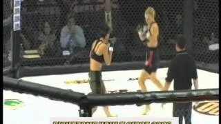 Gina Carano First MMA Fight BRAWL CALL TV Haywire