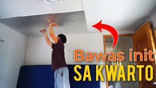 Lipat kwarto Part 1 | Paglalagay ng Insulation foam sa kisame