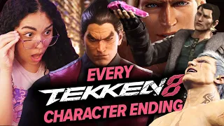 Tekken NEWBIE Reacts to EVERY Tekken 8 Character Ending/Episode